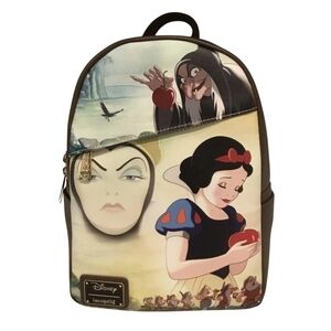 Loungefly Disney Snow White and Evil Queen Old Hag Mini Backpack LE600